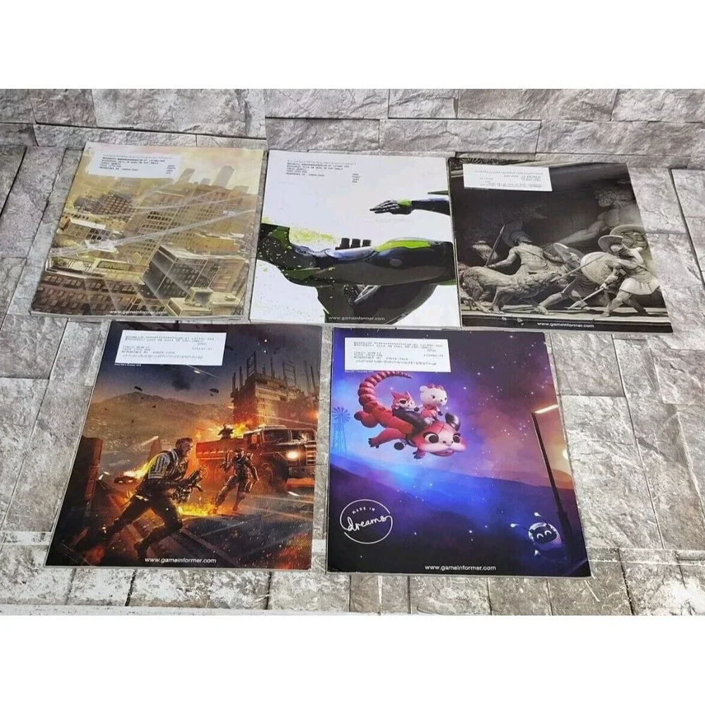 Lot Of 5 Game Informer Magazine Issues 301-303-305-306-307